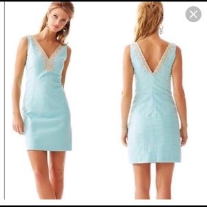 Lily Pulitzer Blue Bentley Shift Dress Size 6 NEW
